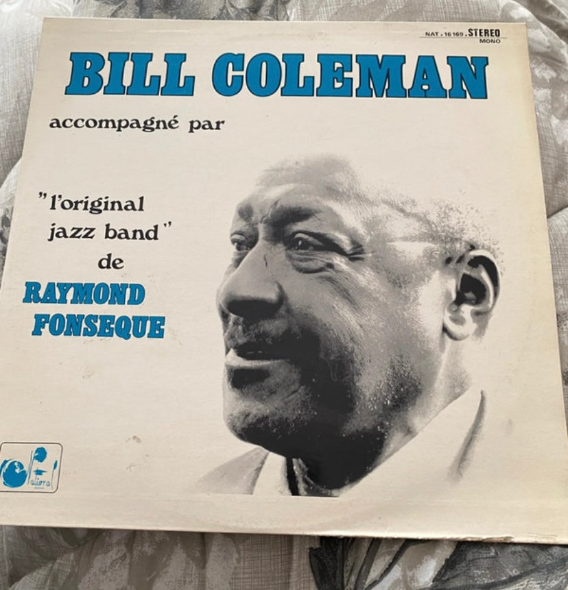 Disque vinyle 33 tours Bill Coleman. Accessible par l’original Jazz Band