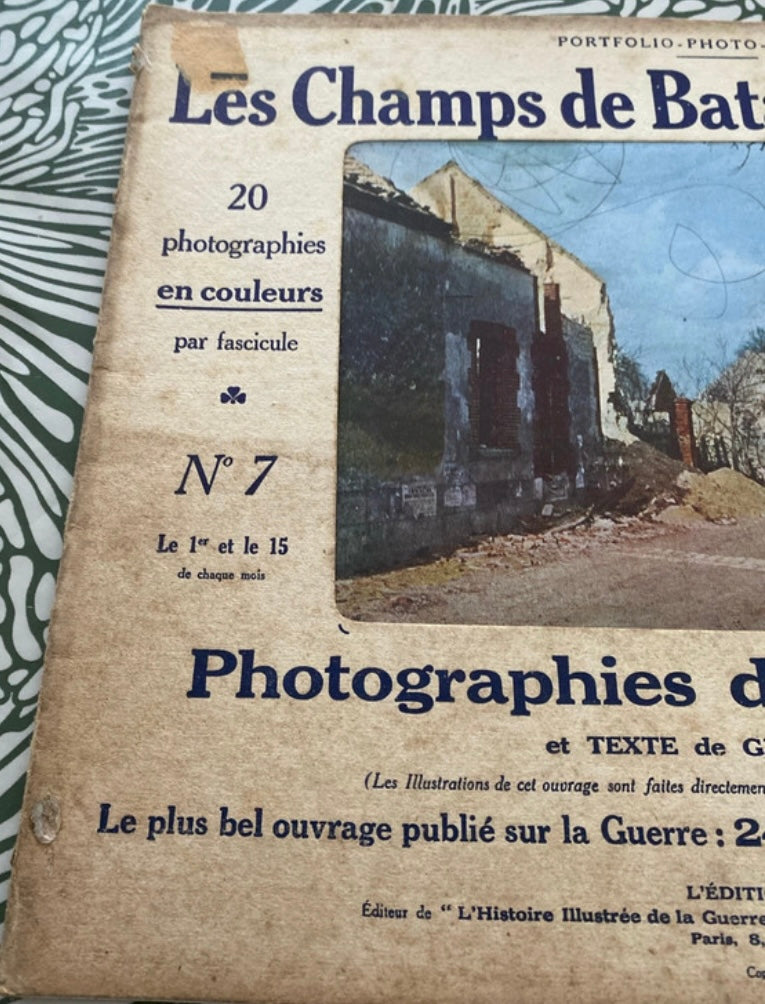 Revue Portfolio les champs de bataille de la Marne numéro 7. Début 1900