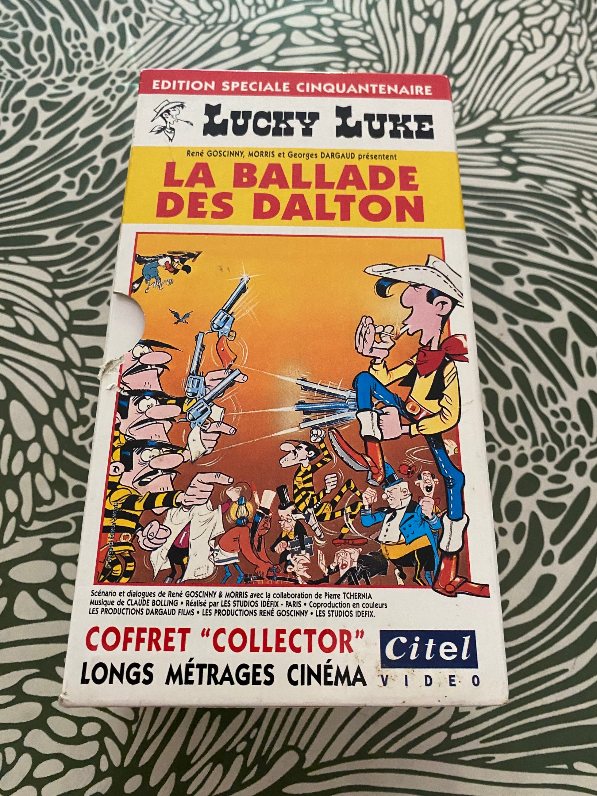 Cassette vidéo coffret Lucky Luke. La Ballade des Dalton Daisy Town. Coffret Collector. Citel