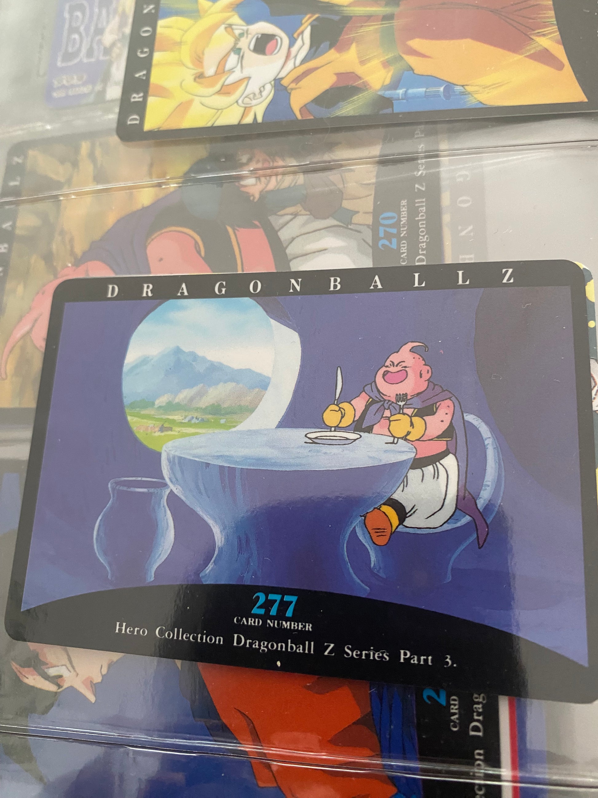 Dragon Ball Z part 3 cartes de collection numéro 276.277.278 Lot de 3