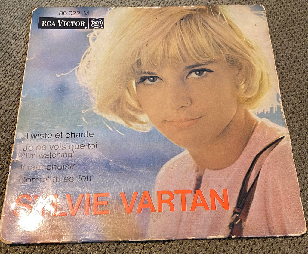 Disque vinyle 45 tours Sylvie Vartan. Twiste et chante