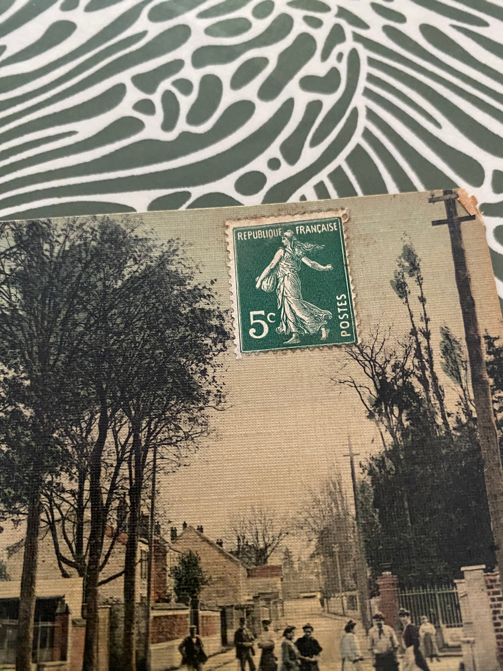 Carte postale ancienne Dammarie les Lys. Rue de Melun