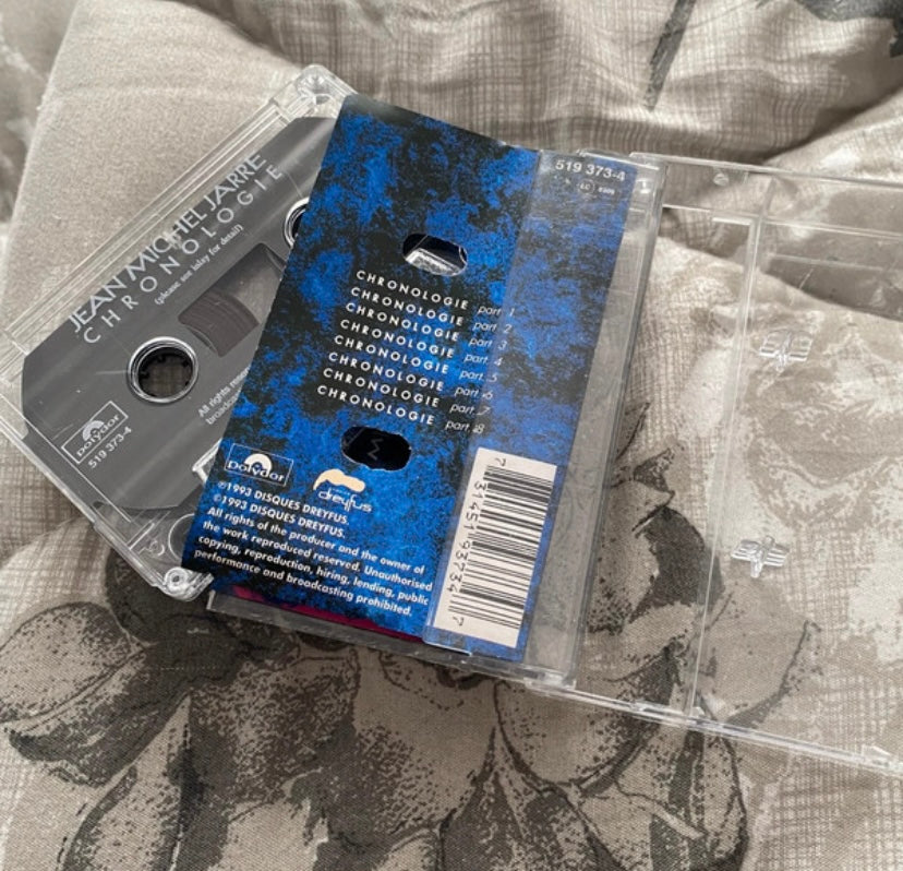 Cassette audio Jean Michel Jarre. Chronologie