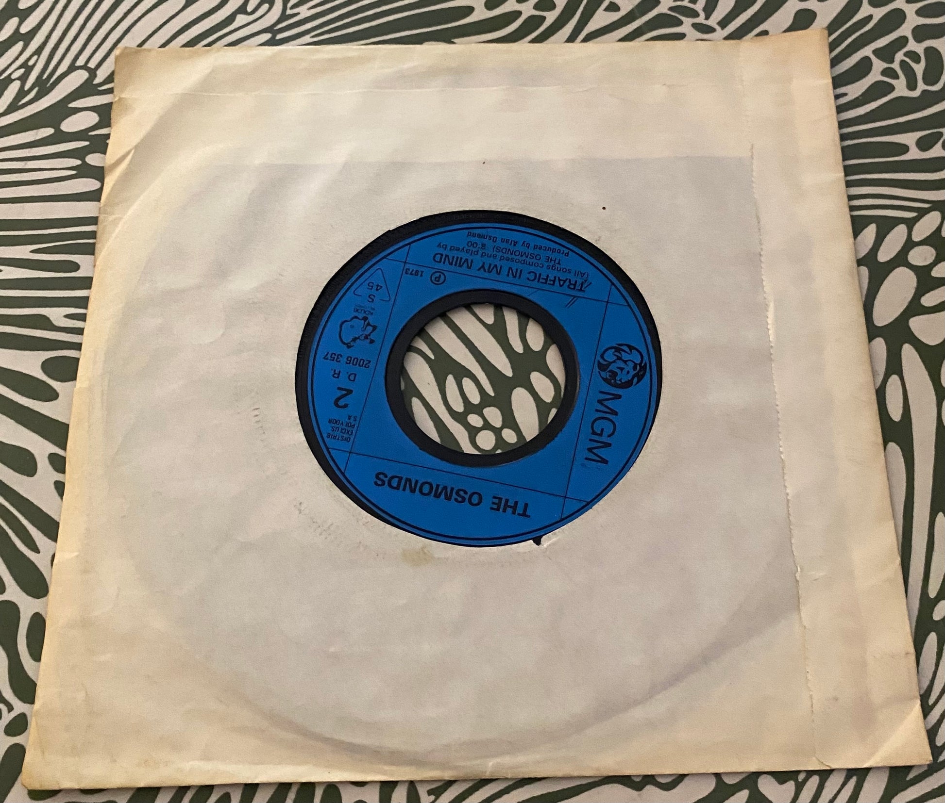 Disque vinyle 45 Tours The Osmonds. Movie Man 1973