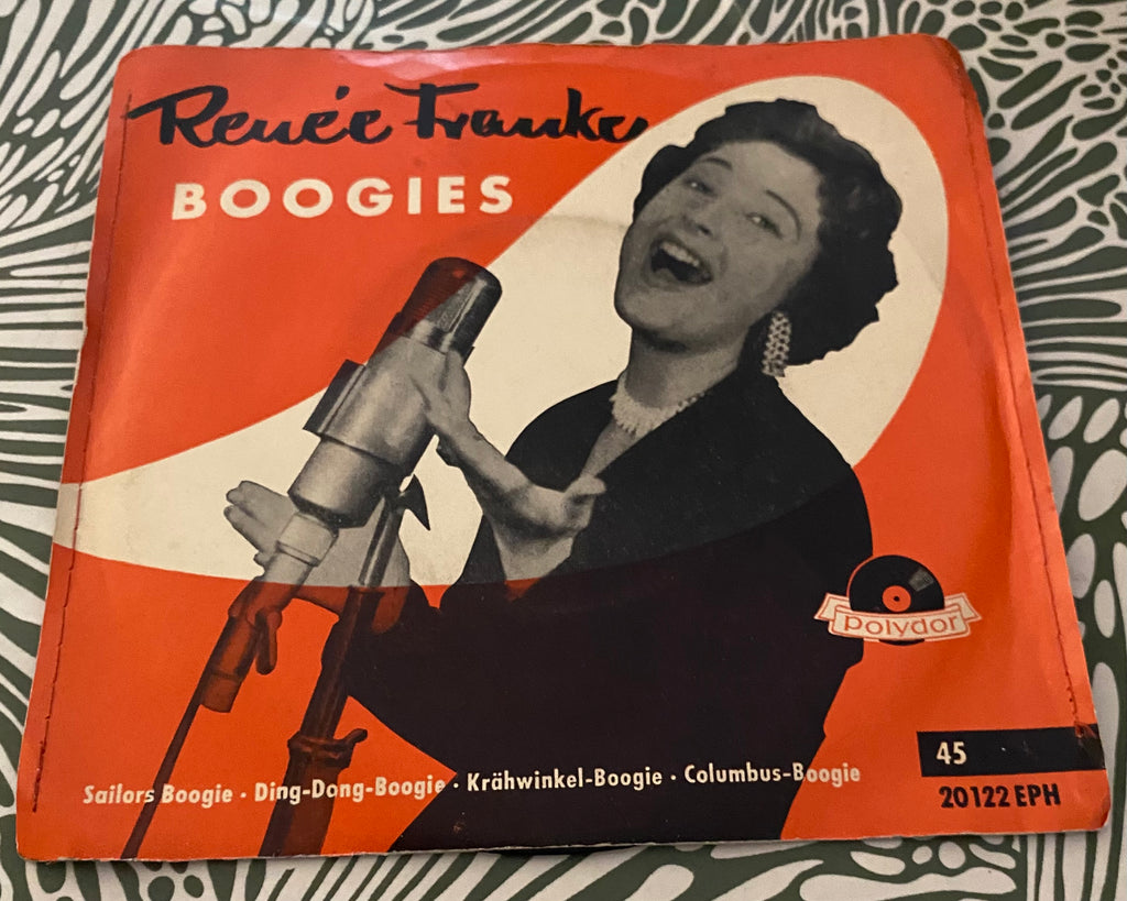 Disque vinyle 45 tours Renée Frankes. Boogies
