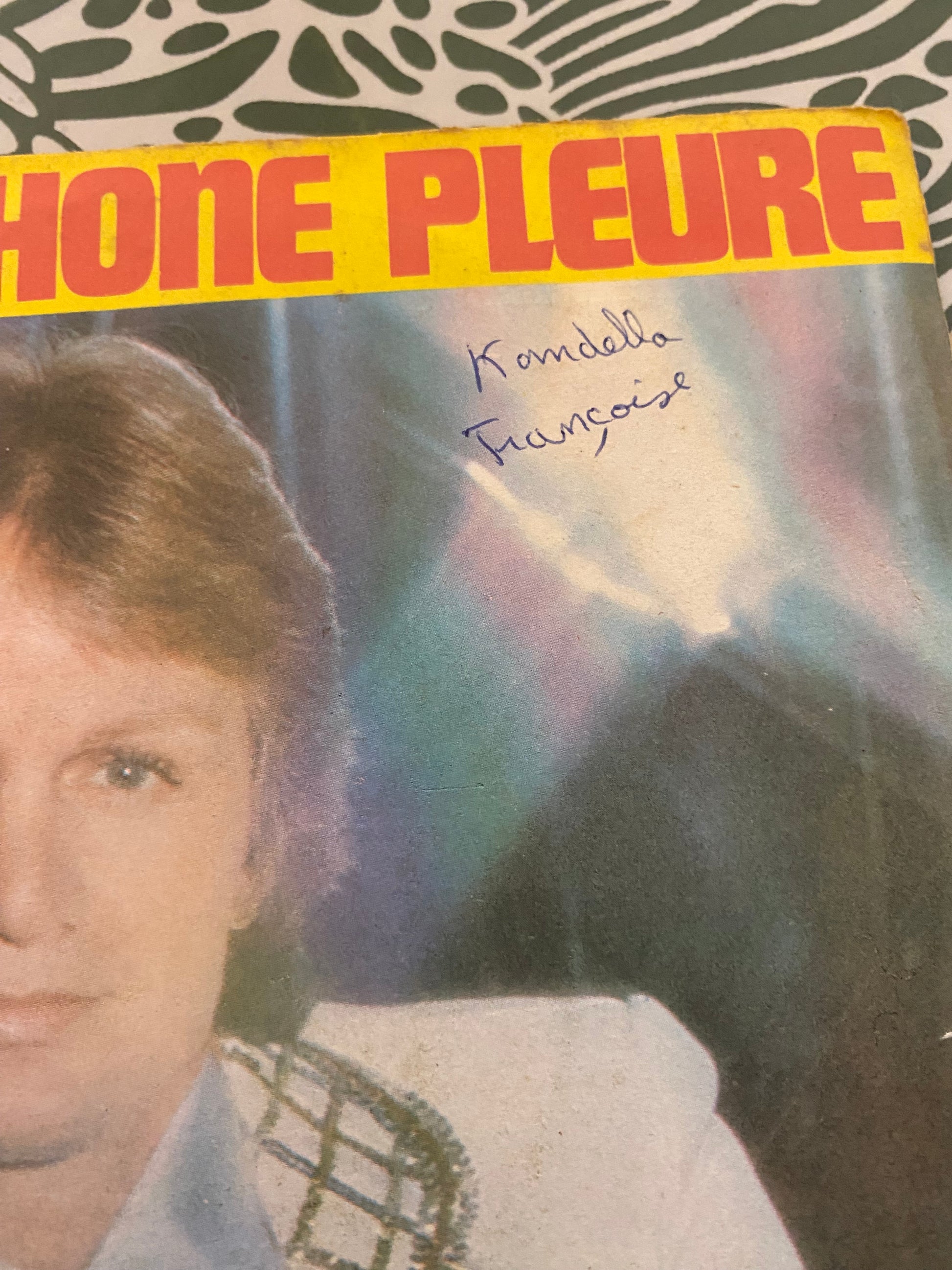 Disque vinyle 45 tours Claude François. Le téléphone pleure