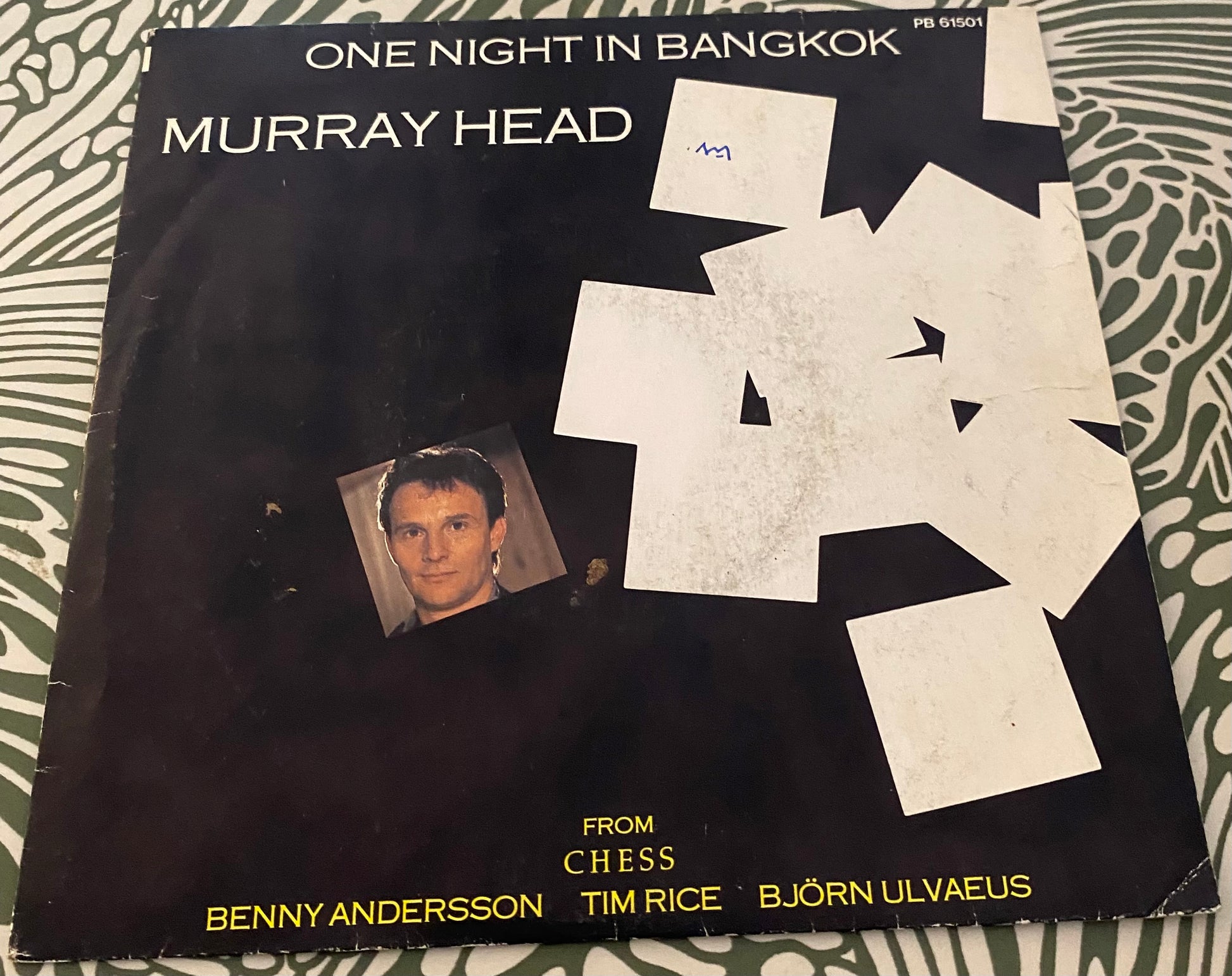 Disque vinyle 45 Tours Murray Head. One night in Bangkok