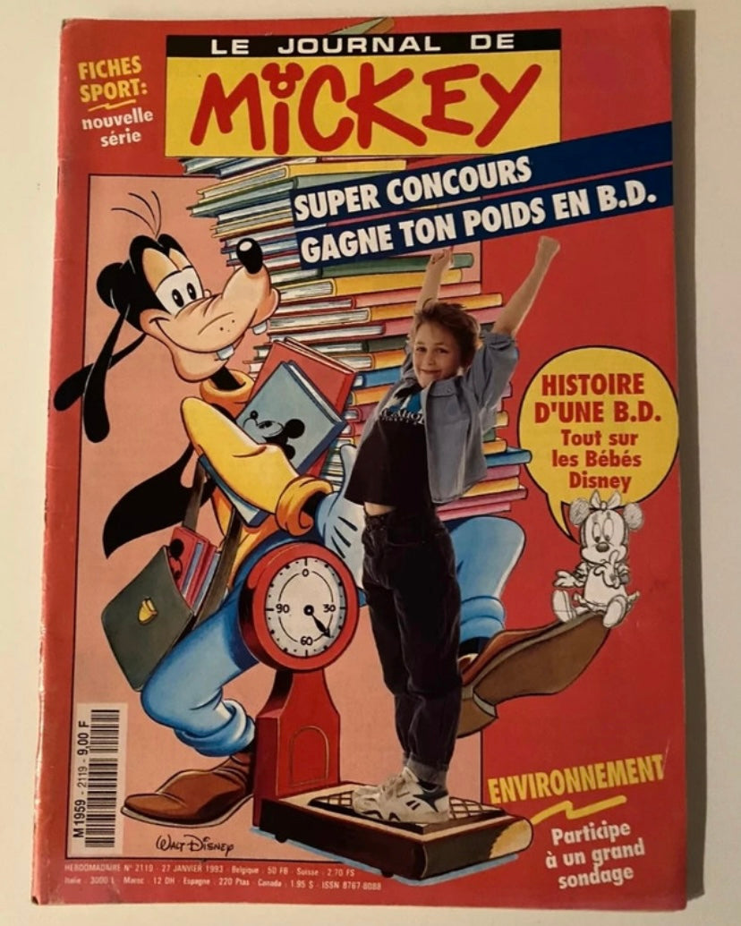 Bd ancienne le journal de Mickey numéro 2119