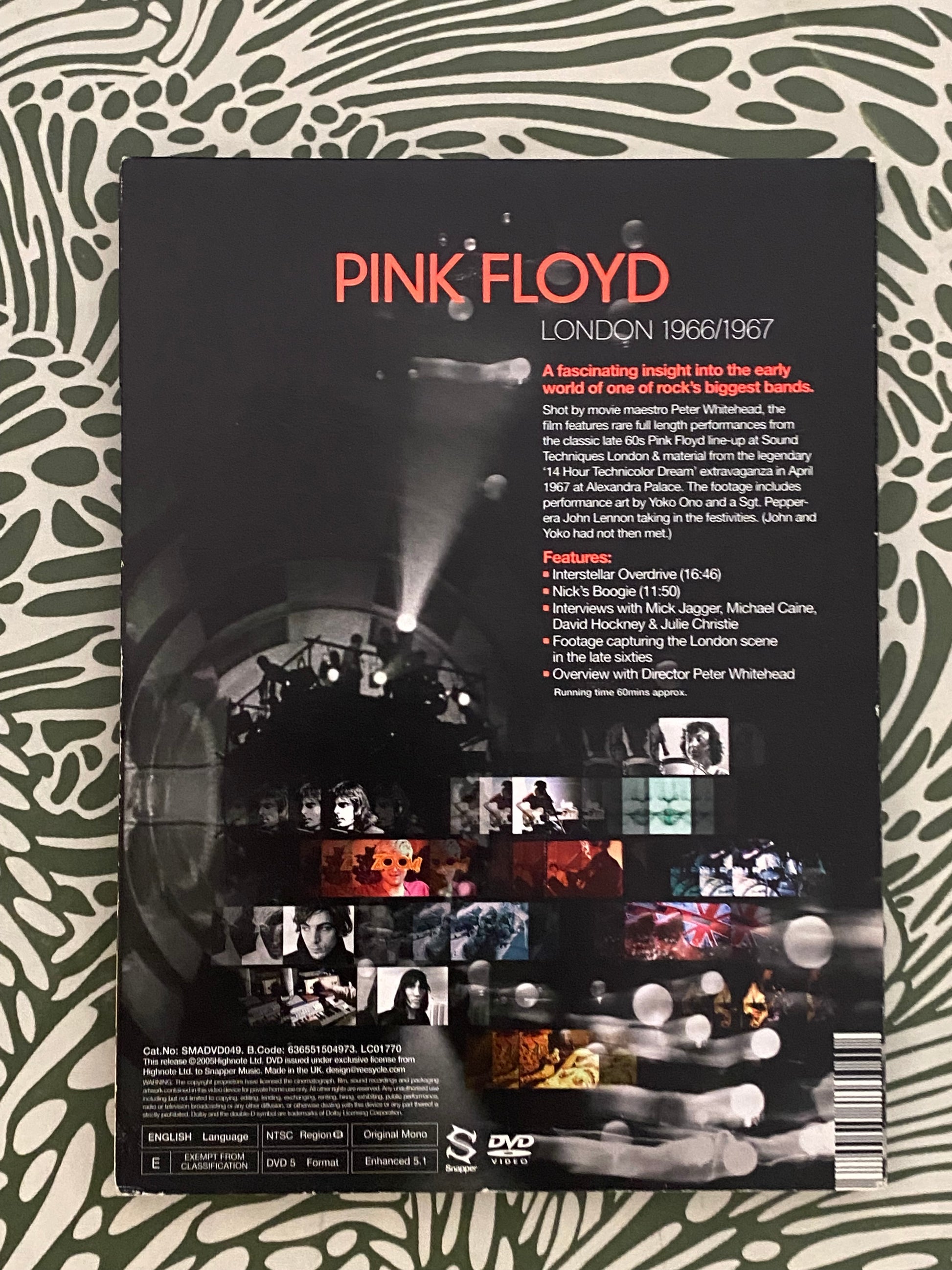 DVD concert Pink Floyd London 1966/1967