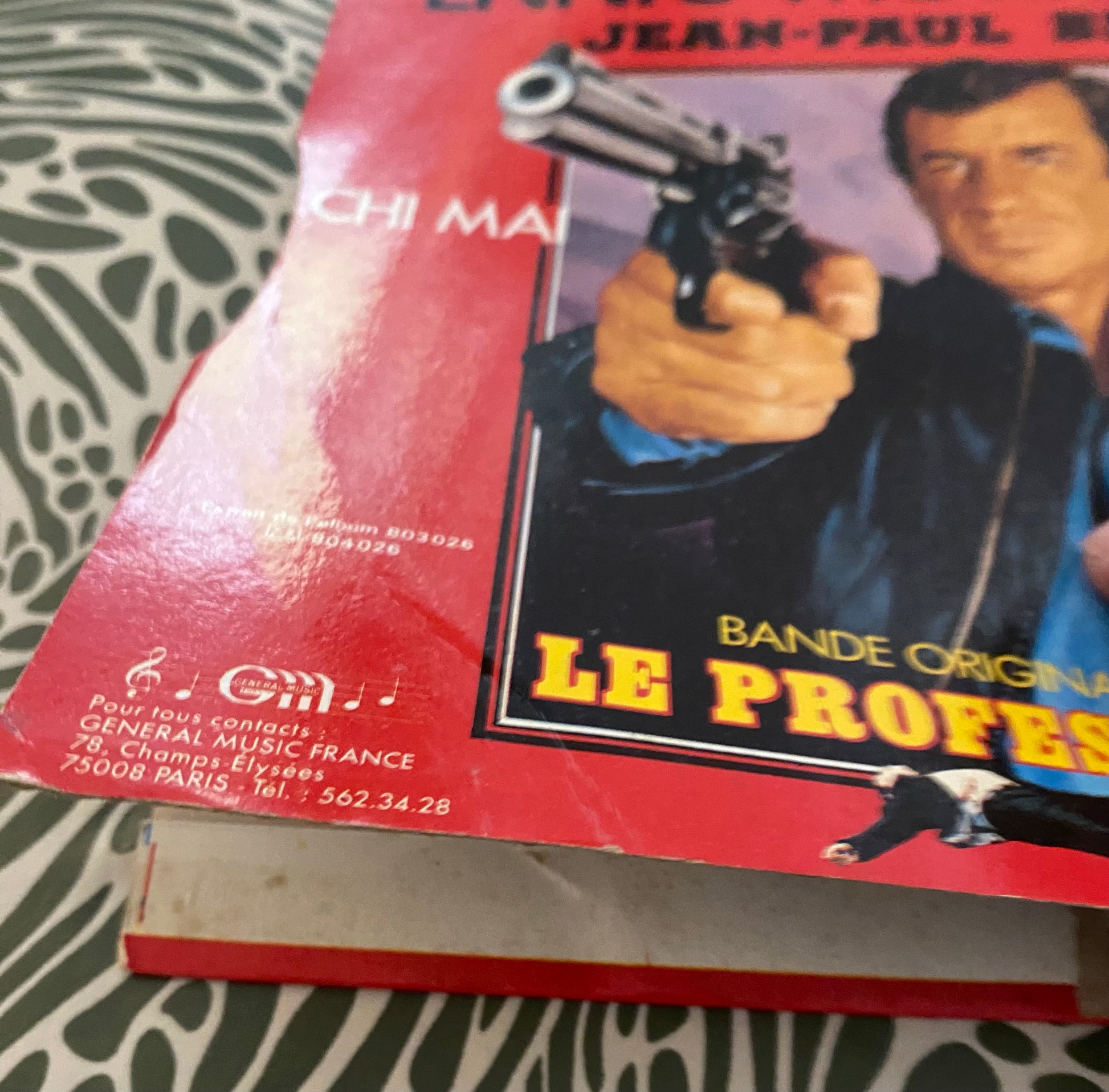 Disque vinyle 45 Tours Ennio Morricone jean Paul Belmondo bande originale du film le professionnel