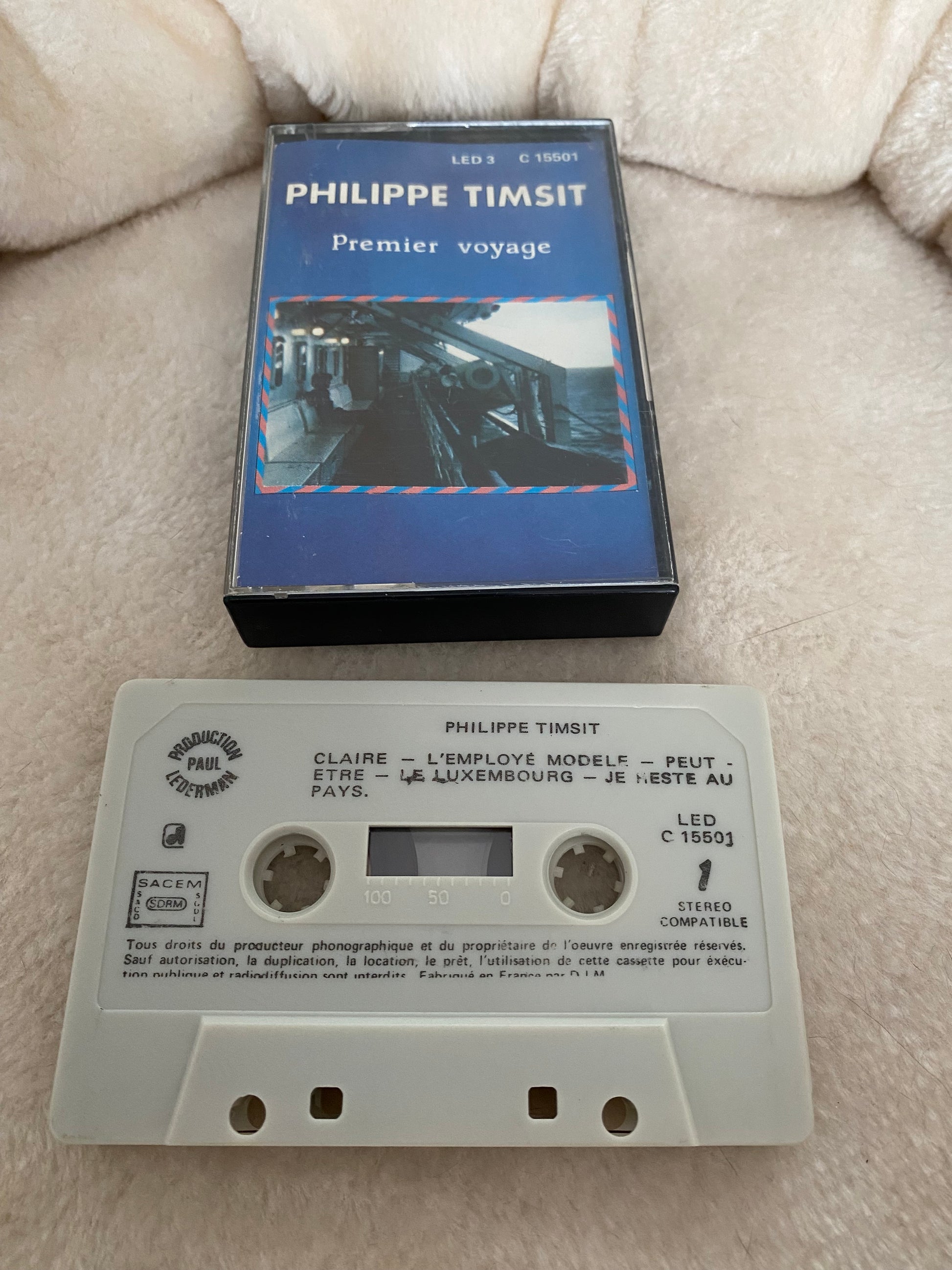 Cassette audio Philippe Timsit. Premier voyage