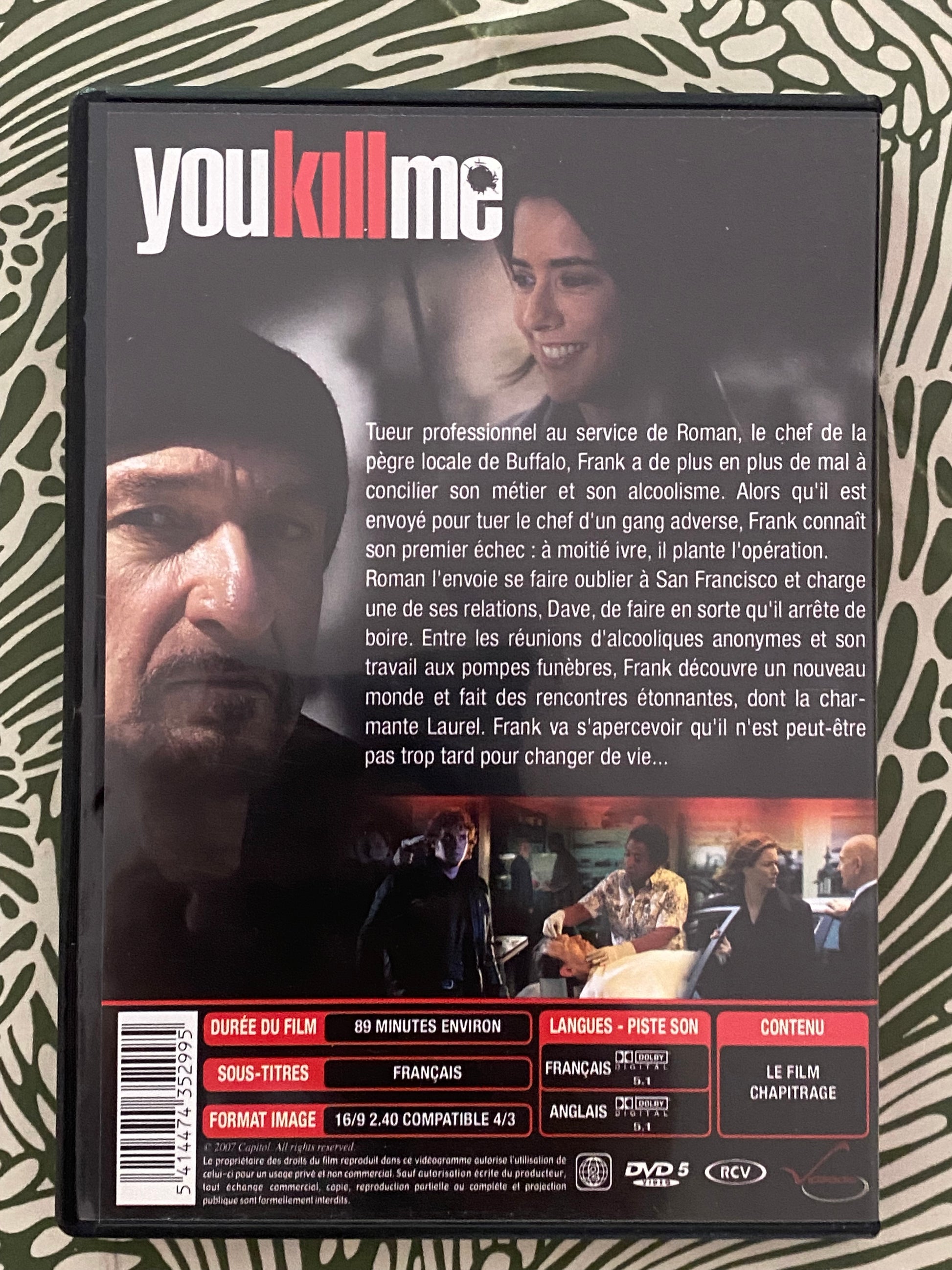 DVD film. You kill me