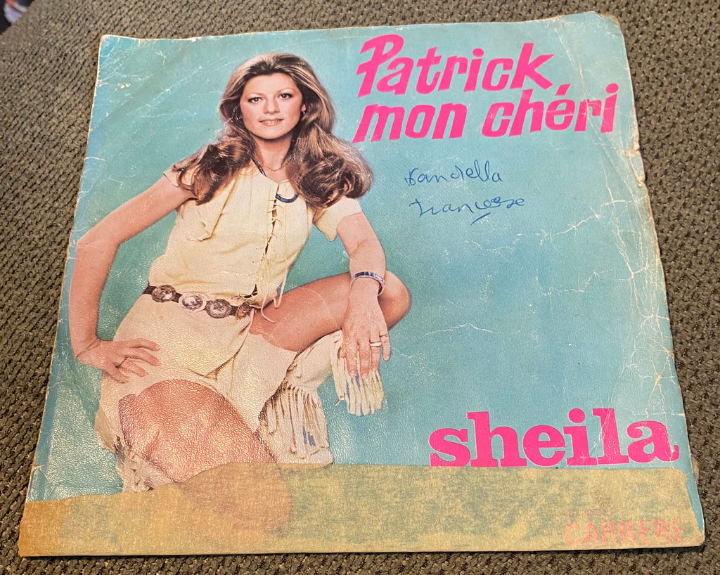 Disque vinyle Sheila. Patrick mon chéri