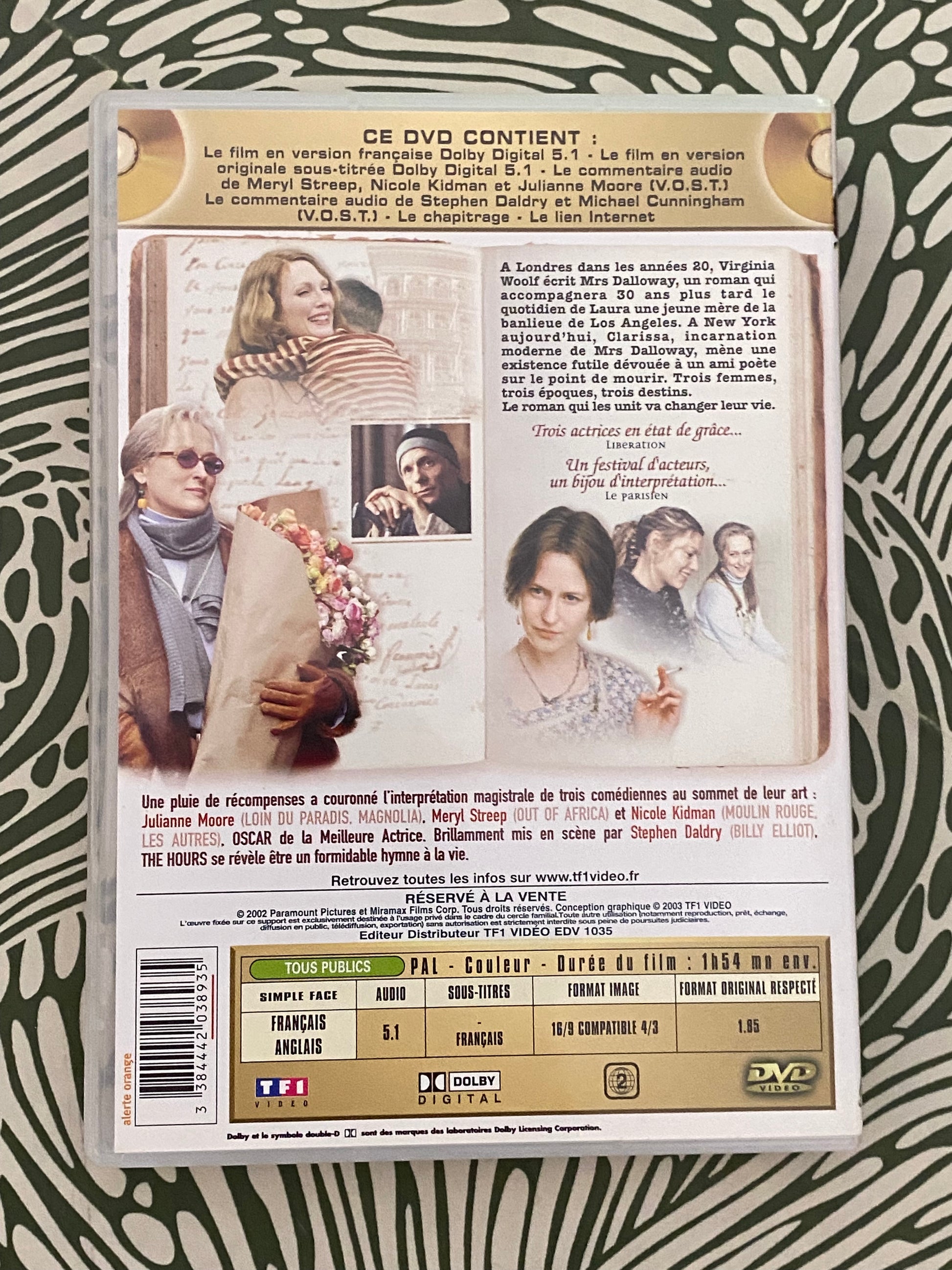 DVD film. The Hours