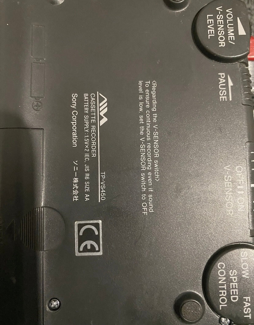 Aiwa lecteur enregistreurs cassette V-Sensor TP-VS450