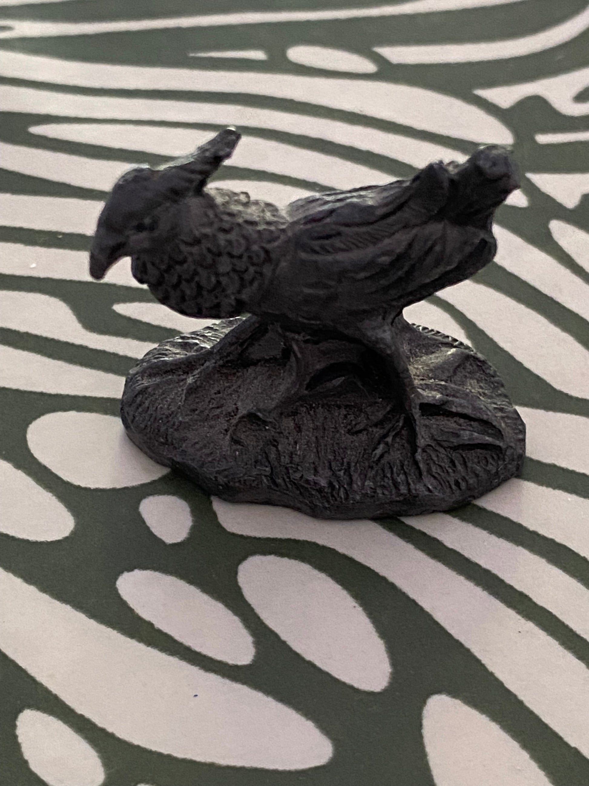 Petite figurine ancienne Faisan en plomb
