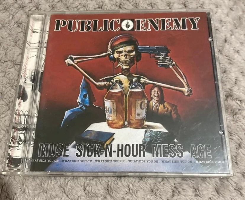 CD musique Public Enemy. Muse Sick-n-hour Mess Age