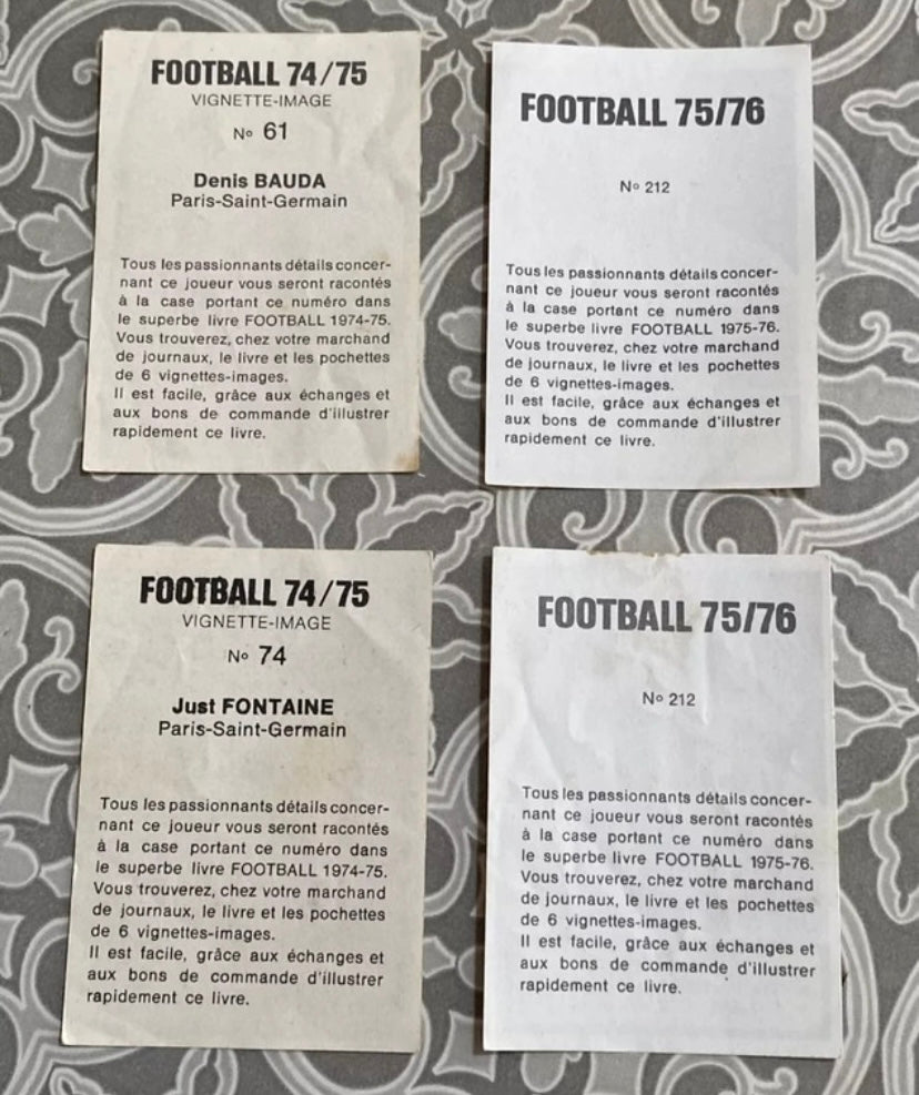 Images Panini Pif et Hercule 1989-1990 Lot de 5