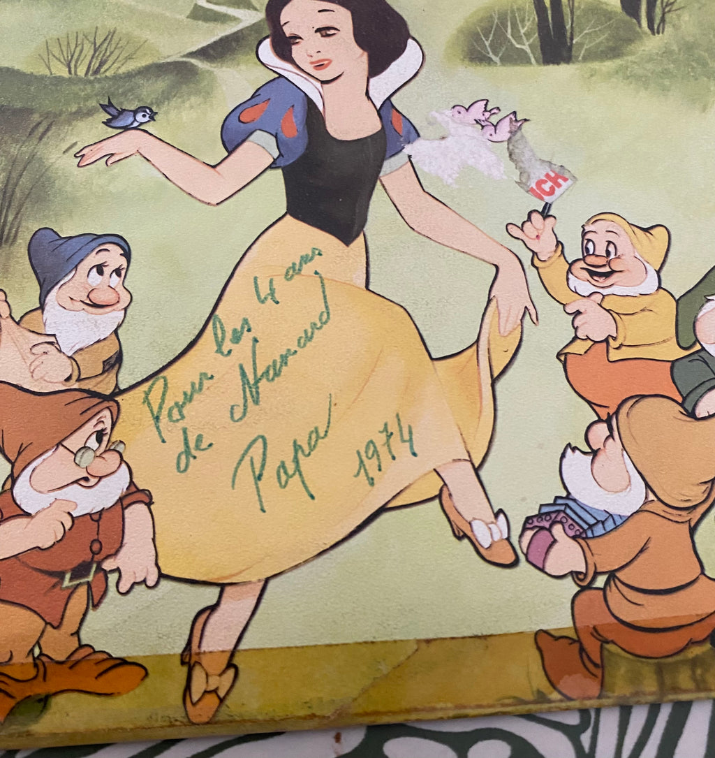Disque vinyle 45 Tours Henri Salvador. Blanche Neige et les 7 nains