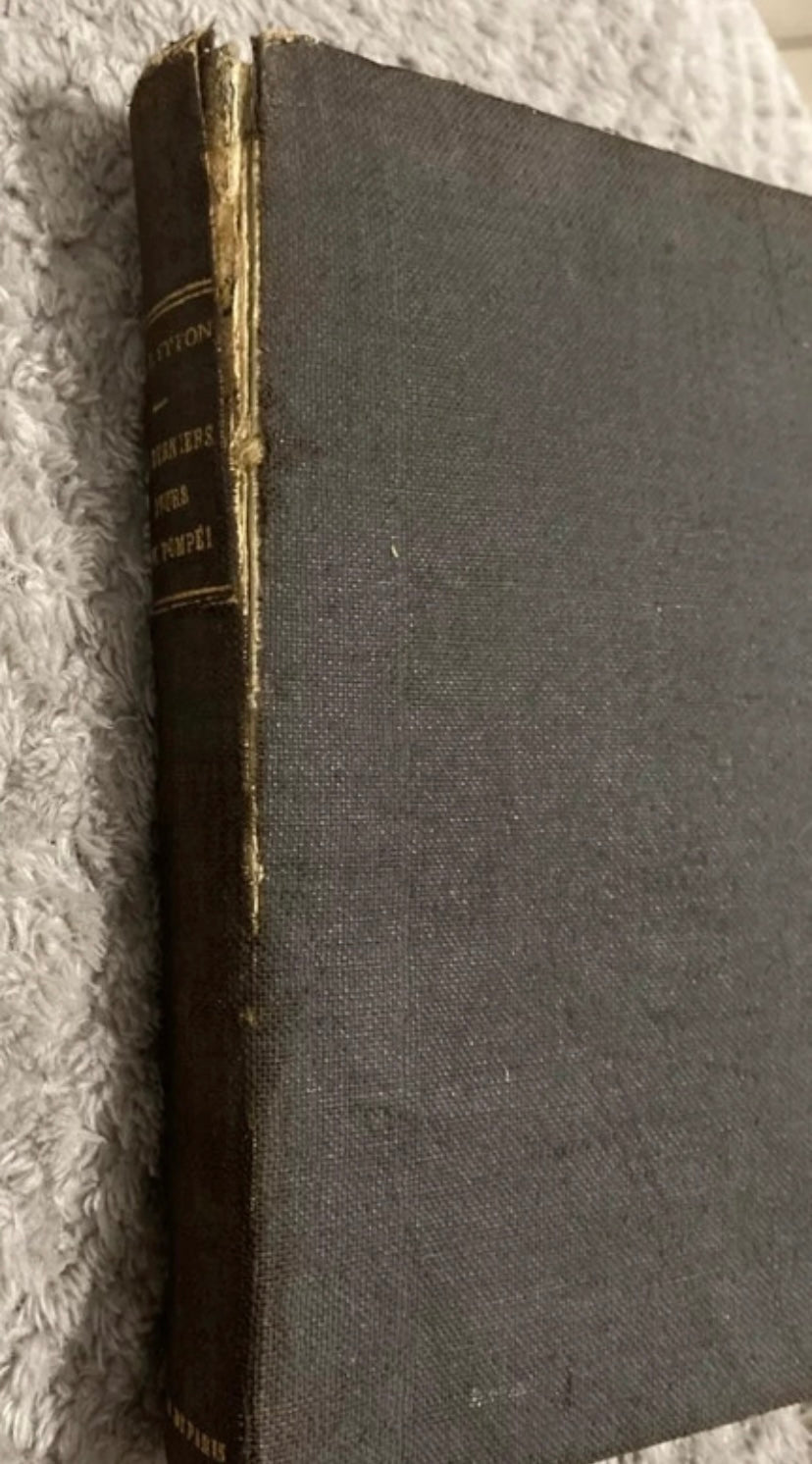 Livre ancien. Les derniers jours de Pompéi 1931