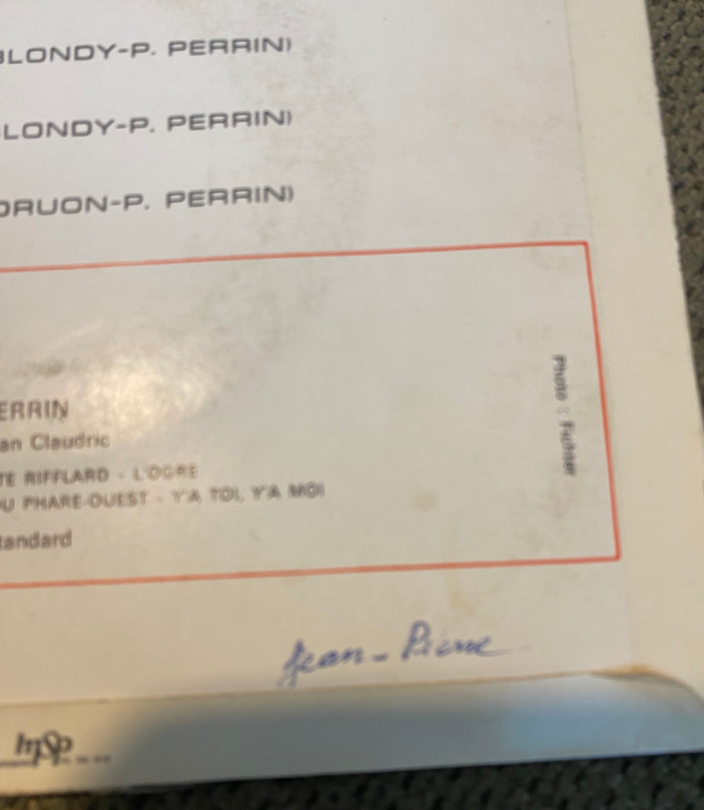 Disque vinyle 45 tours Pierre Perrin. Un clair de lune à Maubeuge.