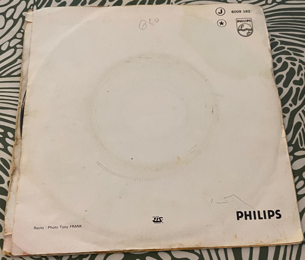Disque vinyle 45 Tours Michel Sardou. Le rire du sergent.