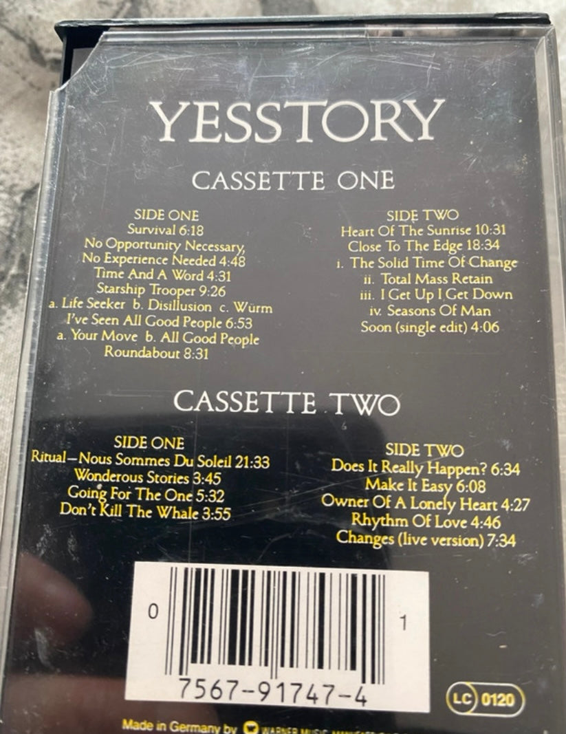 Cassette audio YES. yesstory double cassette