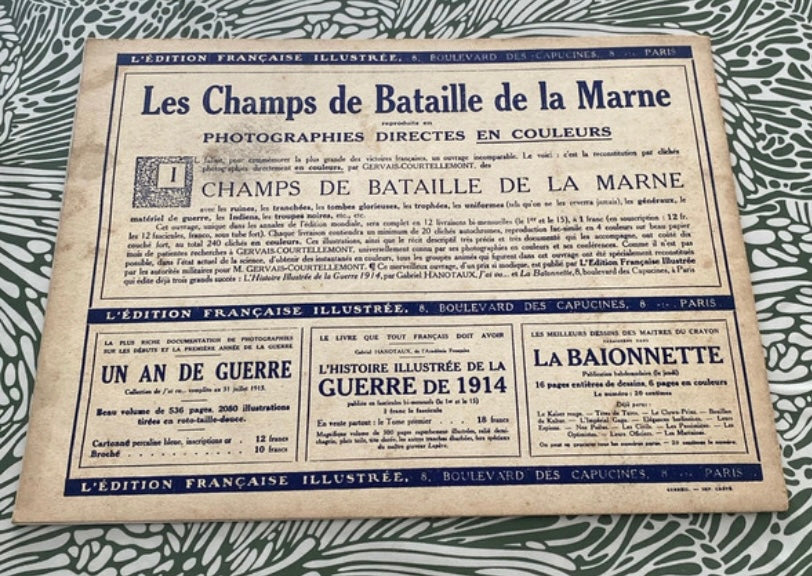 Revue Portfolio les champs de bataille de la Marne. Numéro 4. Début 1900