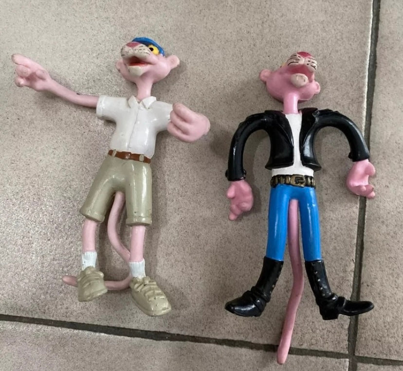 Figurines flexibles La Panthère Rose Lot de 2 Quick