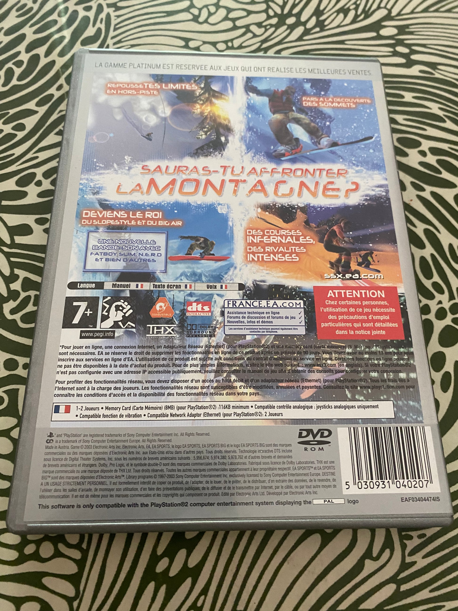 Jeu PS2 SSX3