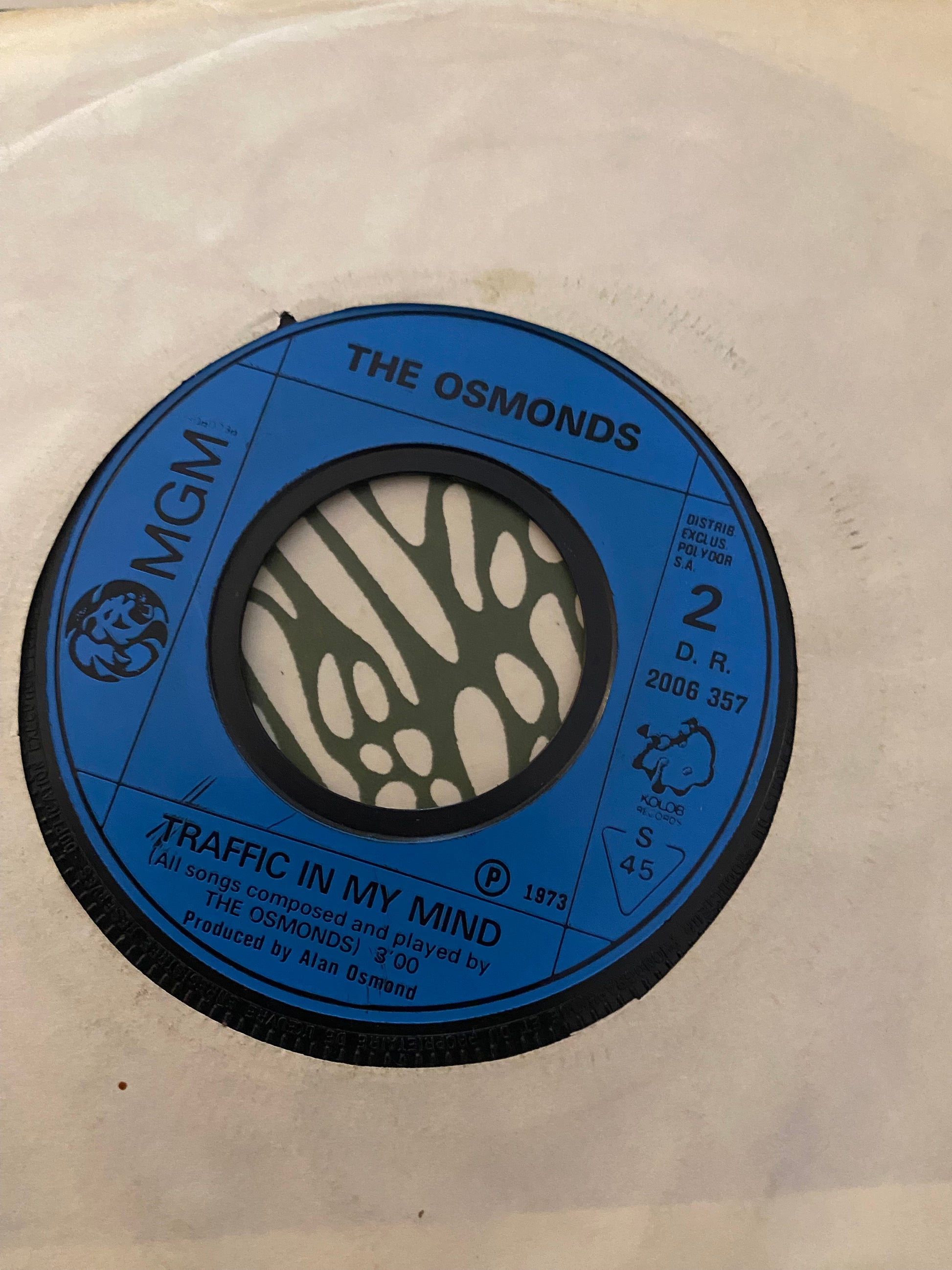 Disque vinyle 45 Tours The Osmonds. Movie Man 1973