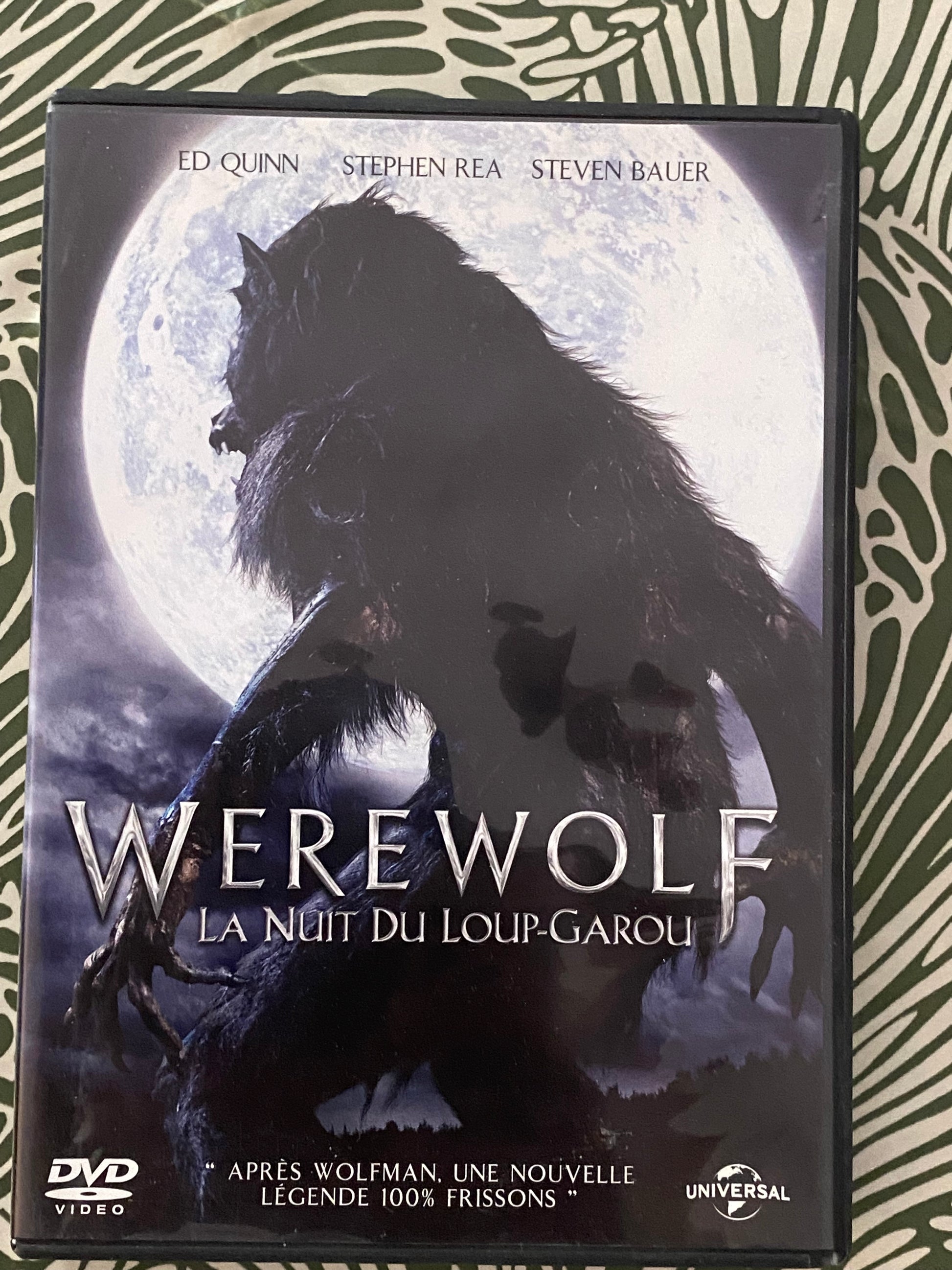 DVD film horreur Werewolf. La nuit du loup garou