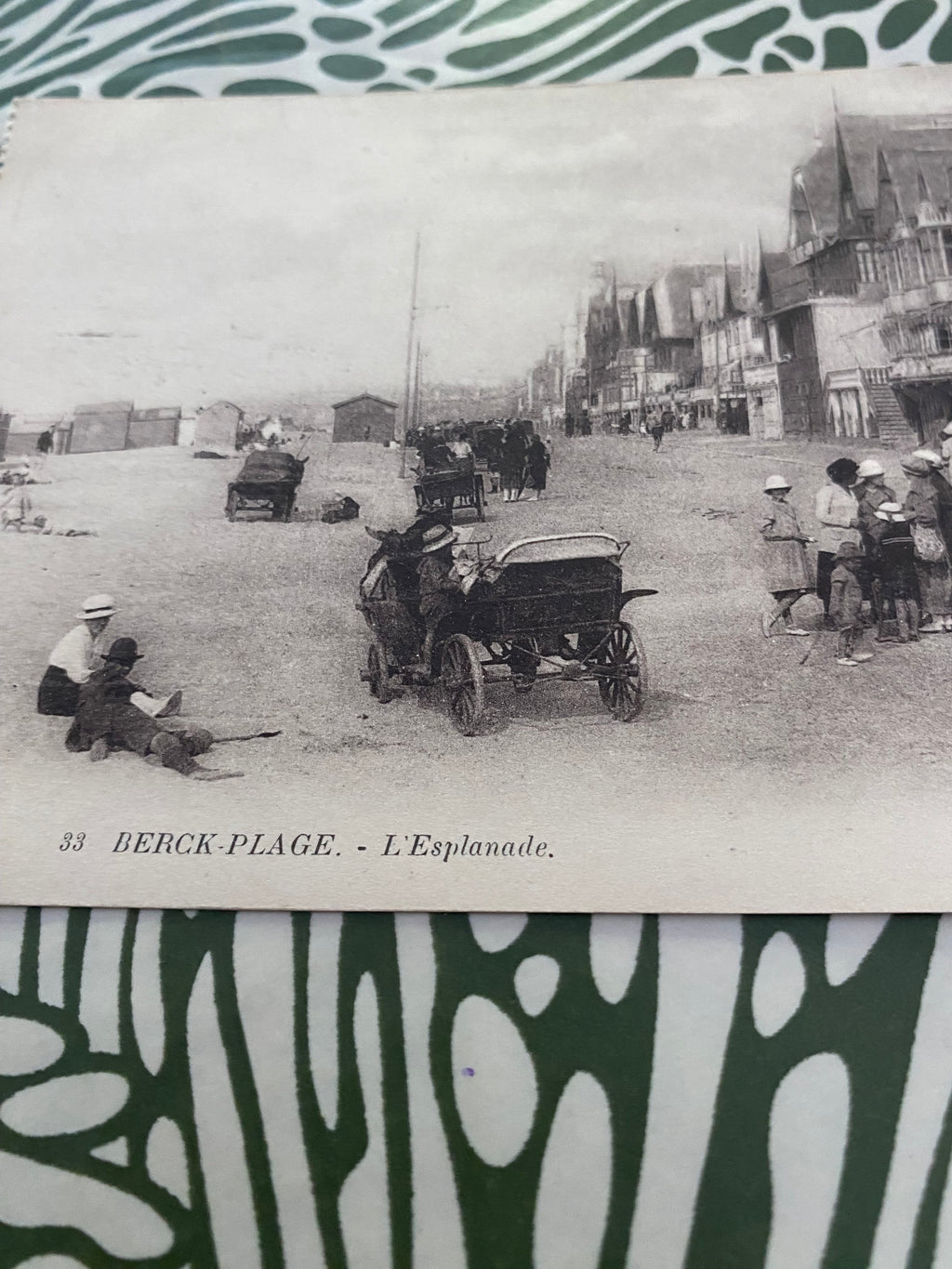 Carte postale ancienne Berck Plage. L’Esplanade.