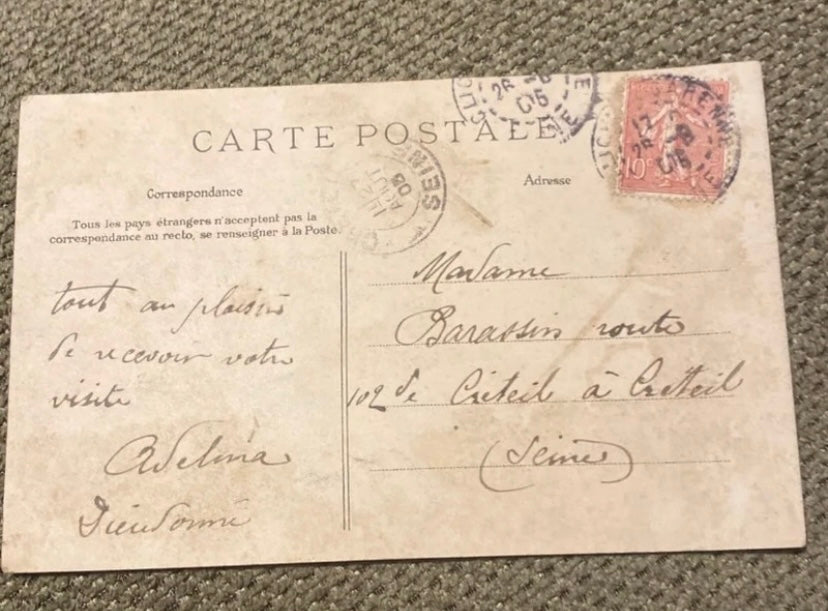 Carte postale ancienne Clichy Hôpital Gouin salle pansements. 1906