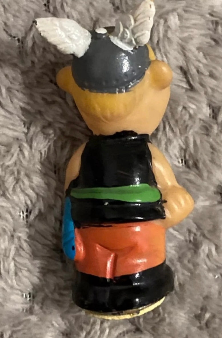 Figurine ancienne Astérix et Obelix. Plastique creux