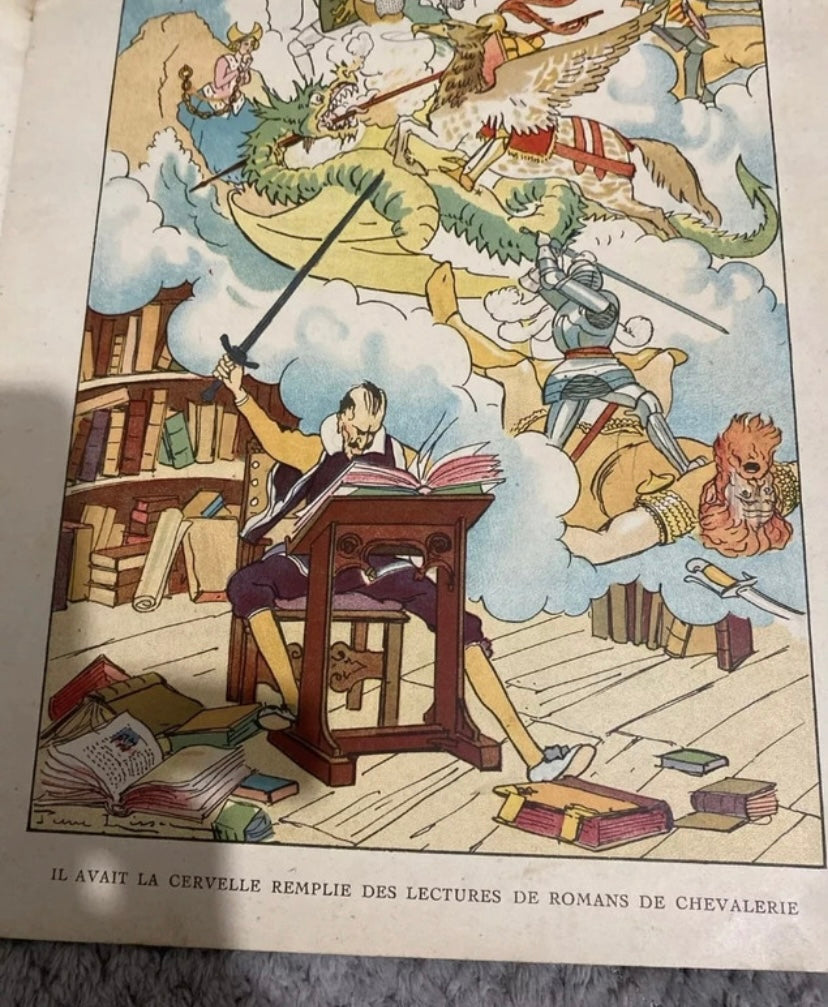 Livre BD ancien Don Quichotte et sancho P. Lissac. B. Sirven édition