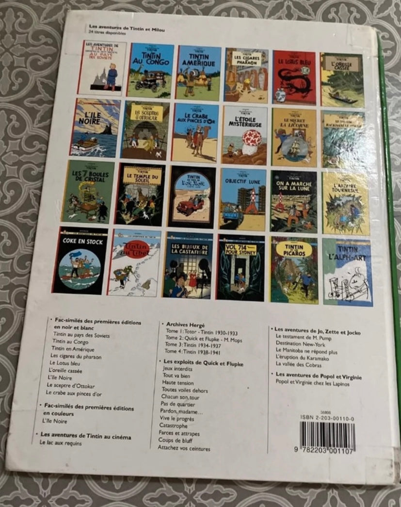 BD Tintin. Le secret de la Licorne 1974. Hergé. Casterman