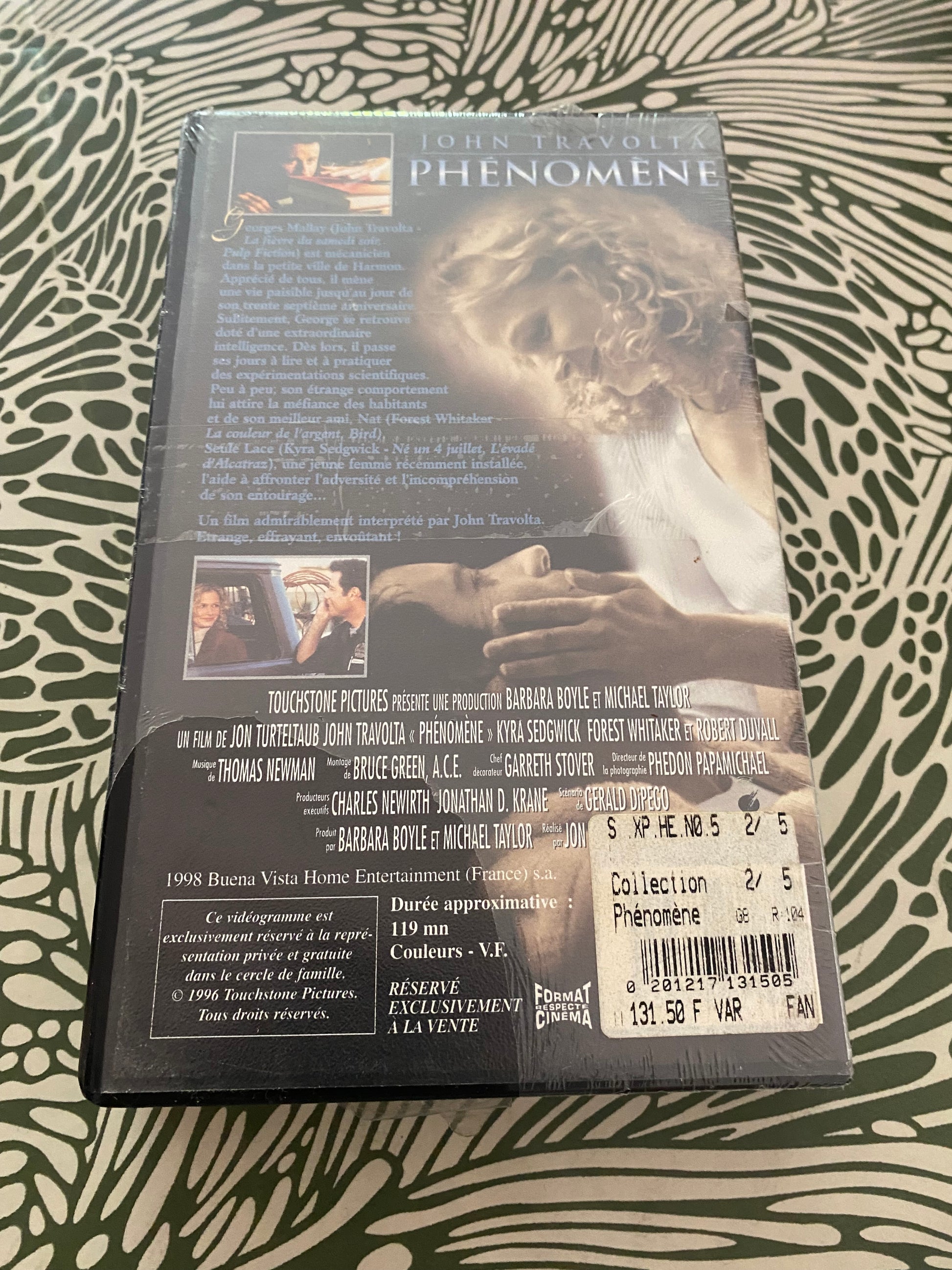 Cassette vidéo Phénomène. John Travolta