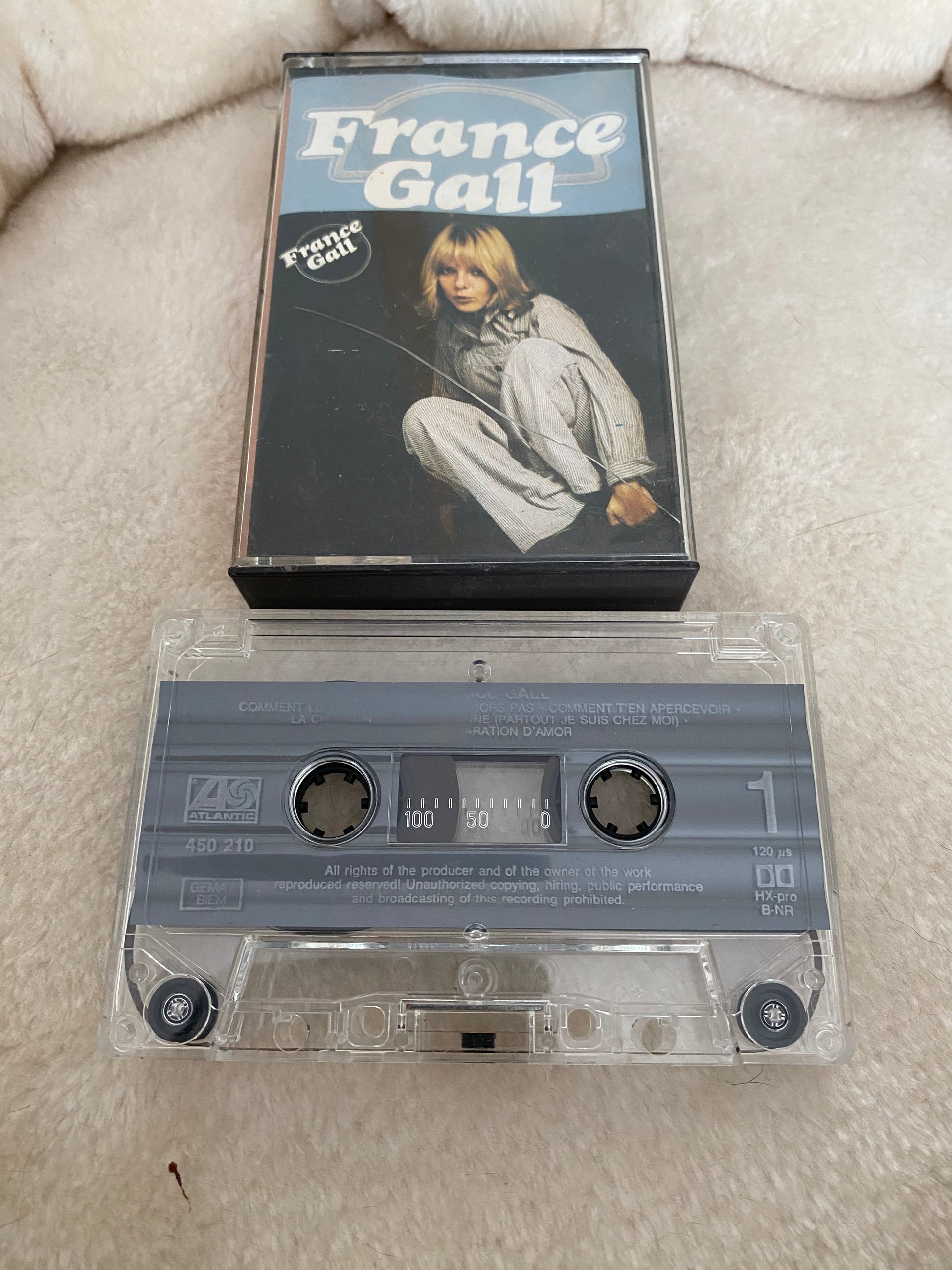 Cassette audio France Gall. France Gall.