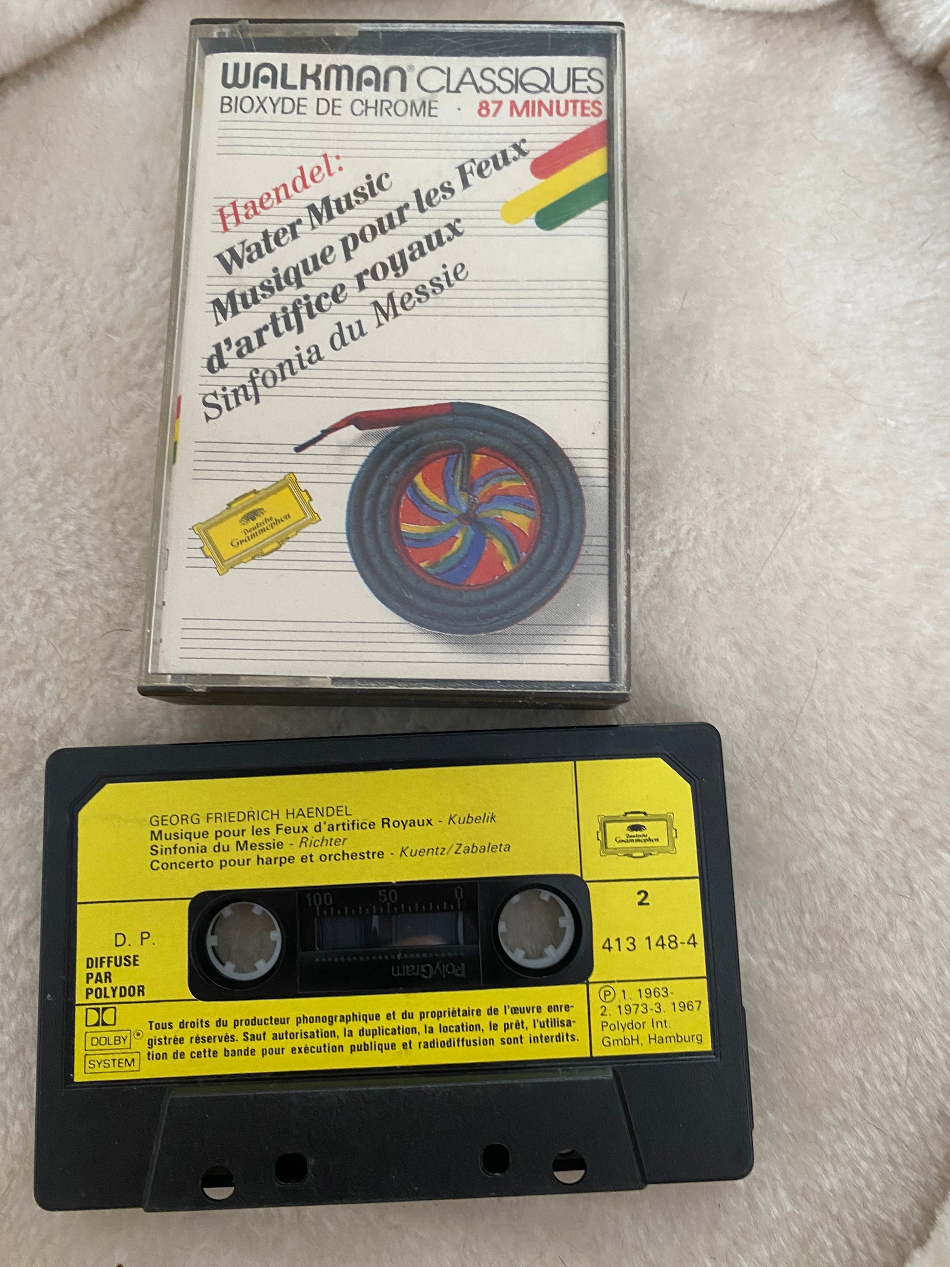 Cassette audio walkam classiques. Haendel. Musique pour les feux d’artifice royaux