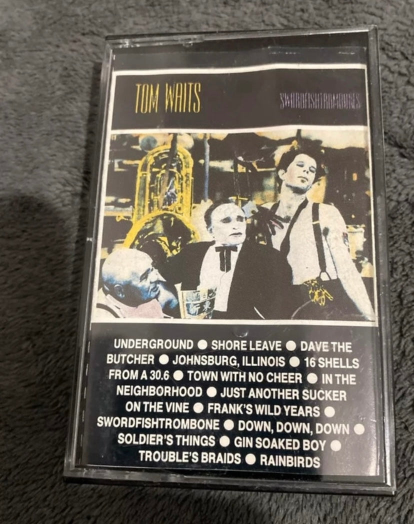 Cassette audio Tom Waits Swordfishtrombone