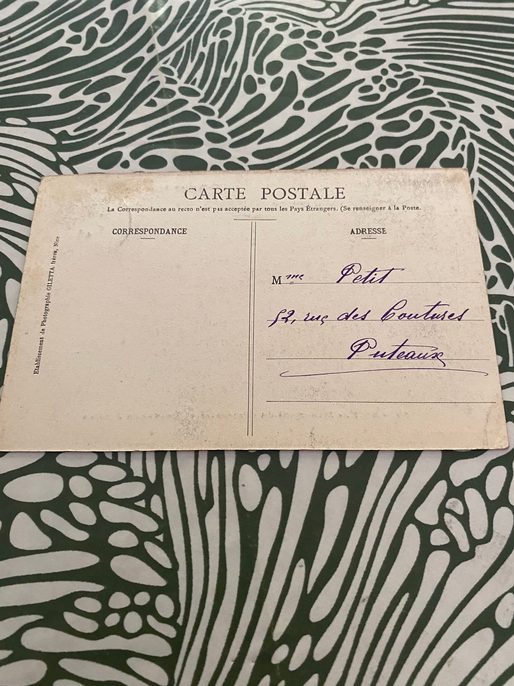 Carte postale ancienne Nice. monument du Centenaire et Nouveaux Jardins