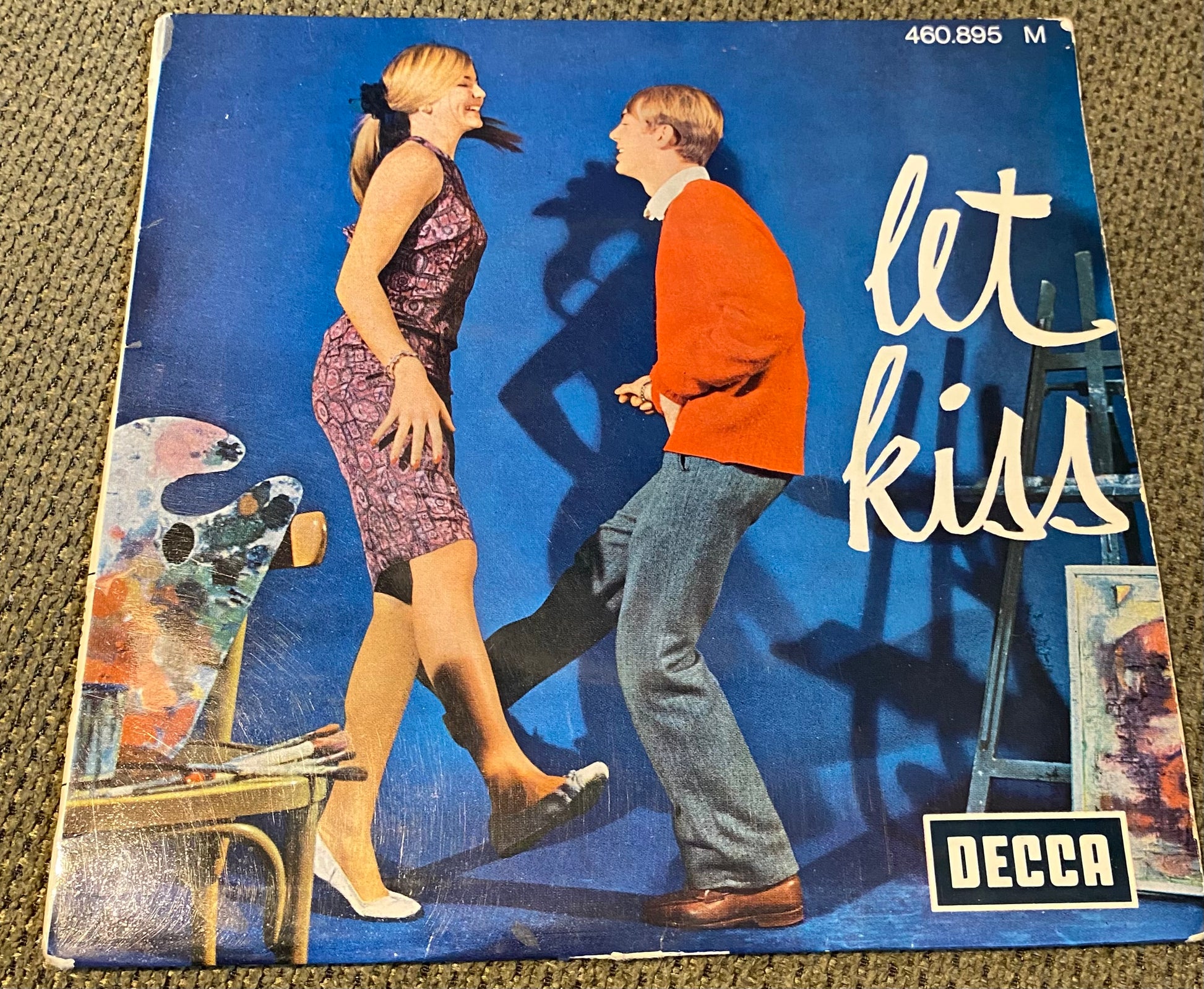 Disque vinyle 45 Tours Gudrun JanKiss. Let kiss