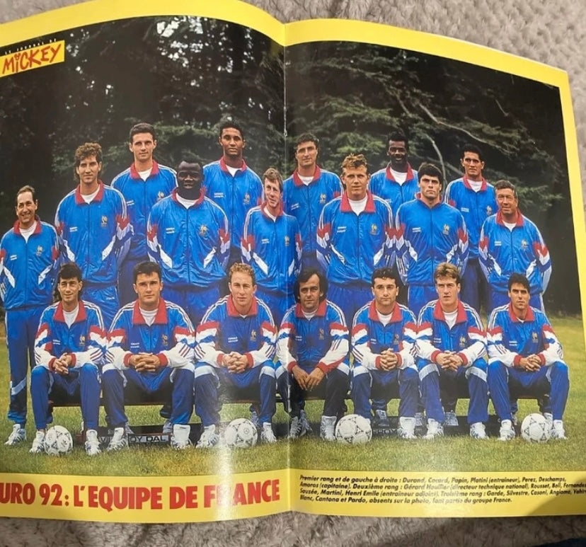 Bd ancienne le journal de Mickey numéro 2056. Spécial Foot. Platini