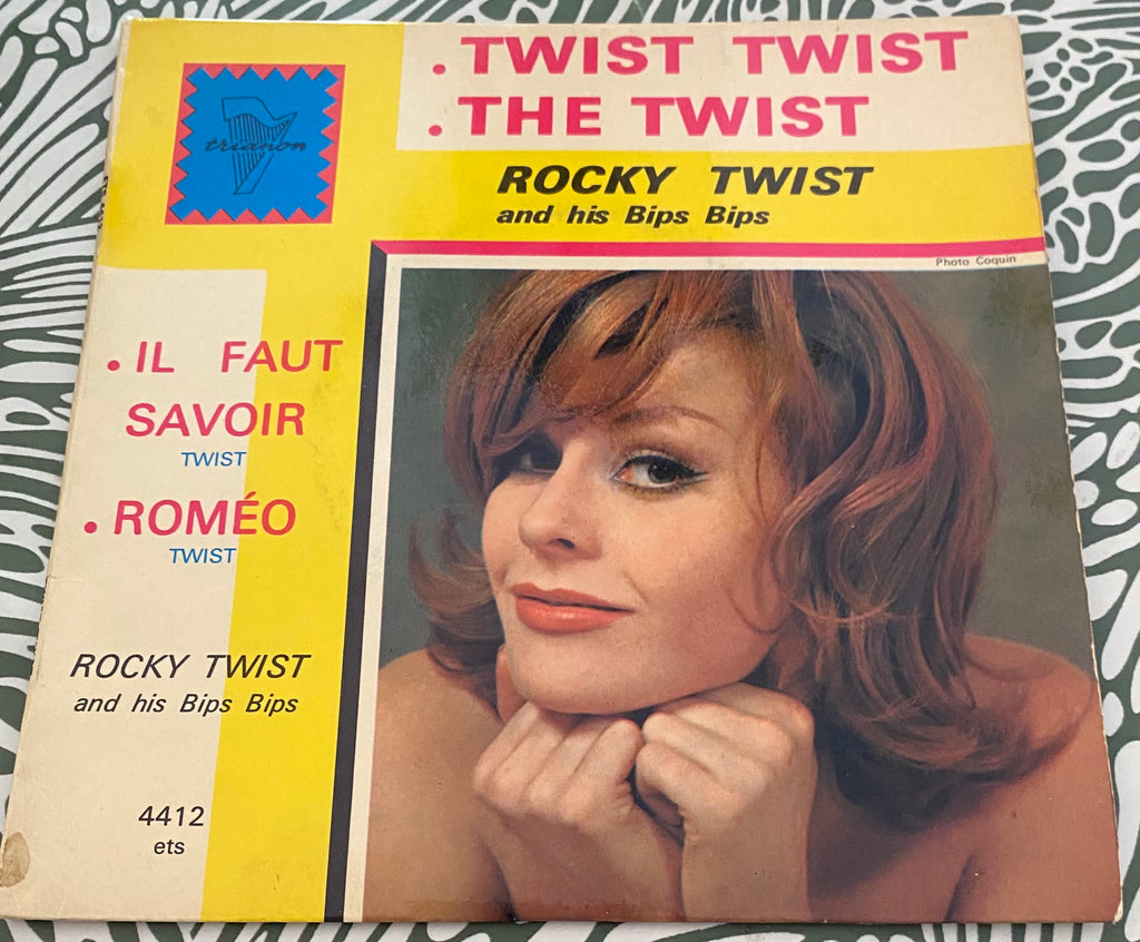 Disque vinyle 45 Tours Rocky Twist And his Bips Bips. Twist Twist
