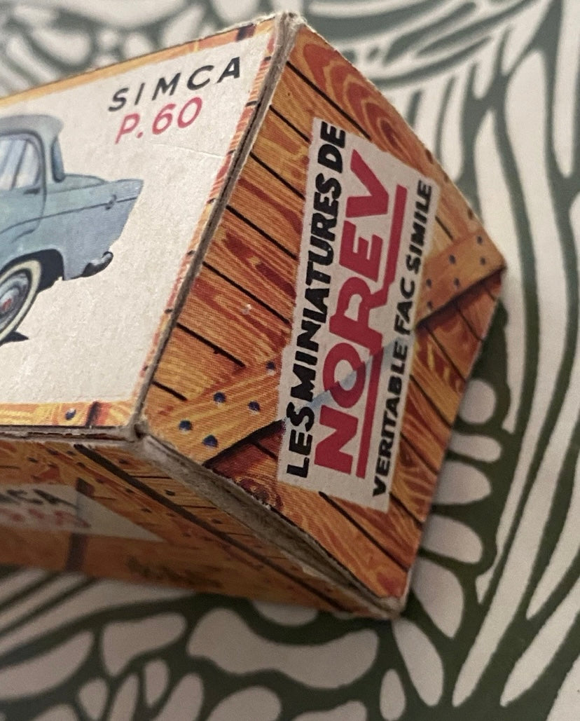 Norev voiture ancienne Simca Aronde P60 dans sa boîte d’origine