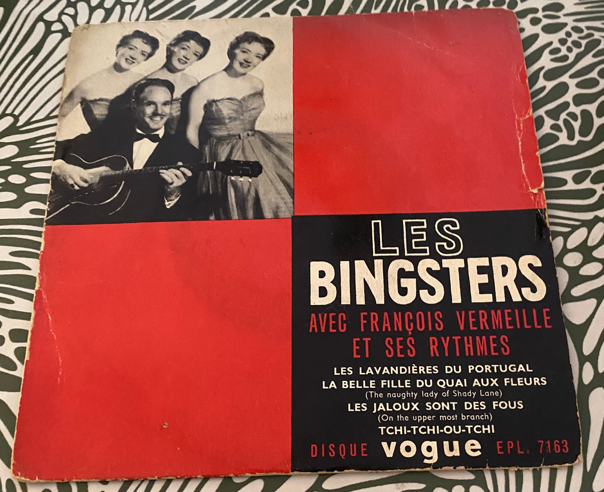 Disque vinyle 45 Tours Les Bingsters avec François Vermeille et ses rythmes
