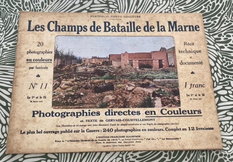 Revue Portfolio les champs de bataille de la Marne. Numéro 11. Début 1900