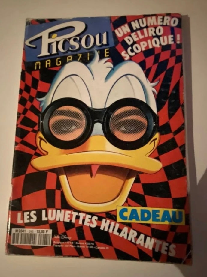 Bd ancienne Picsou magazine numéro 245. Deliro scopique. Pas de lunettes