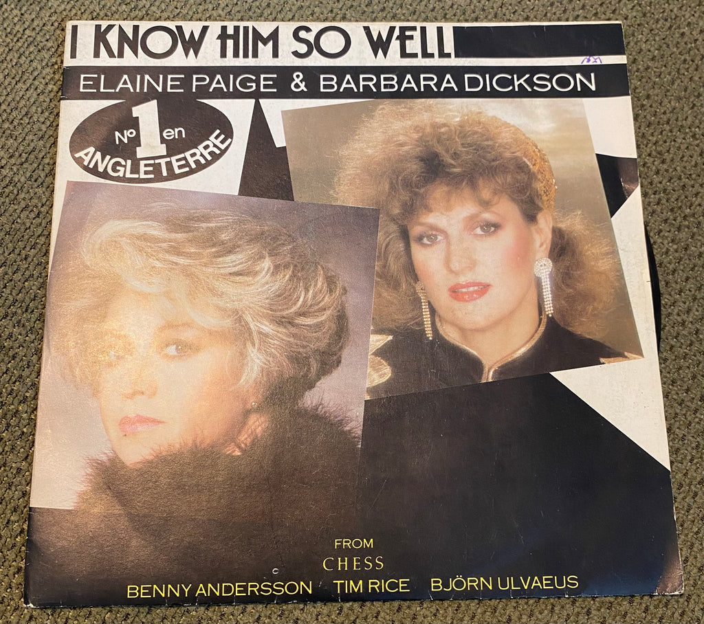 Disque vinyle 45 tours Elaine Paige & Barbara Dickson